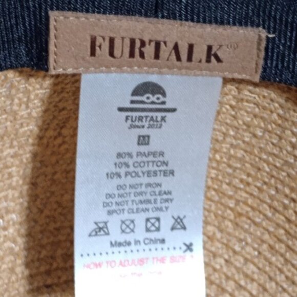 Furtalk Sun Hat Size 7 No Chinstrap - Picture 2 of 5